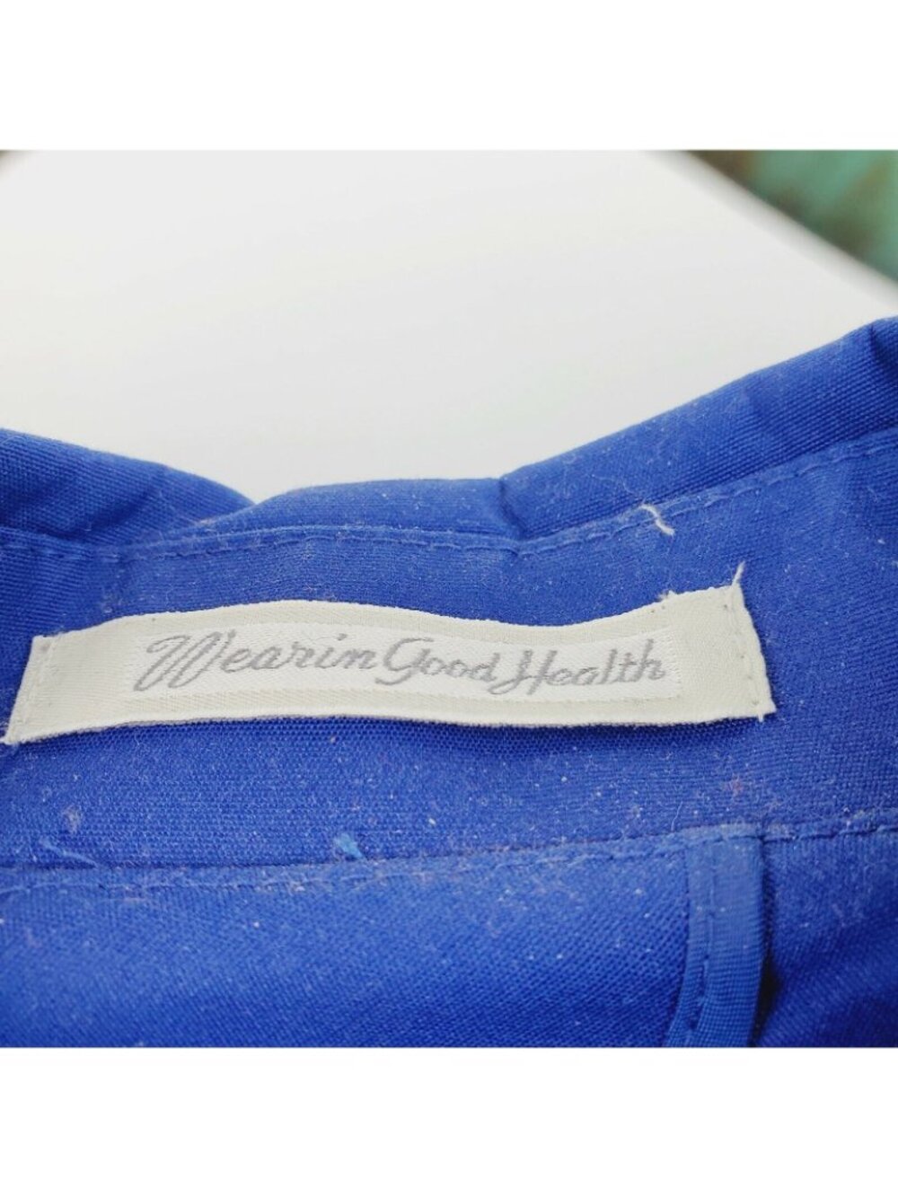 Vintage 1990's Misty Harbor Model Beth Cobalt Blue Rmvbl Liner Coat 6 Petite NWT - Picture 9 of 11